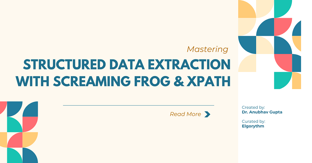 sF and xpath - Elgorythm Data extraction using screaming from and xpath