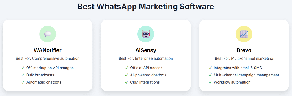 best whatsapp marketing software