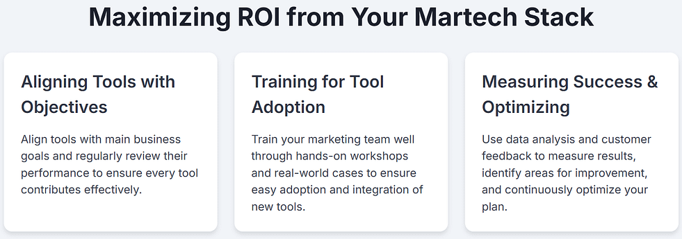 martech 9 - Elgorythm Maximizing ROI from martech stack