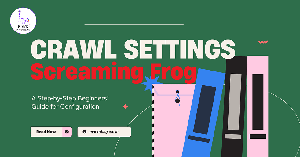Crawl setting in screaming frog