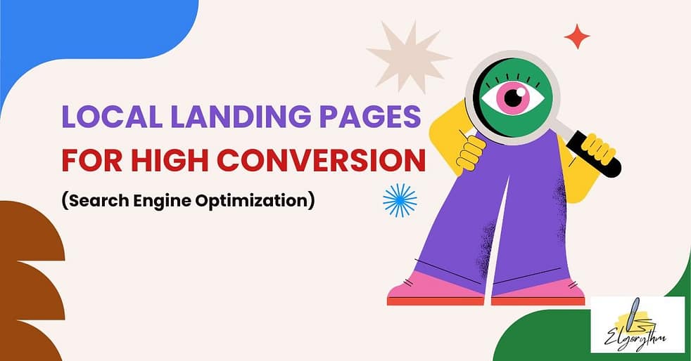 how to create local landing pages