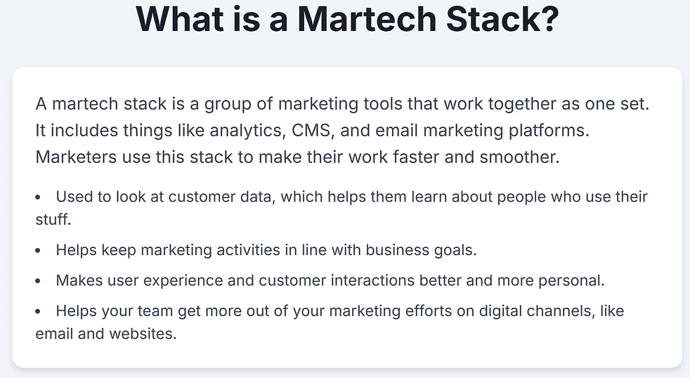 martech 6 - Elgorythm what is martech? definition