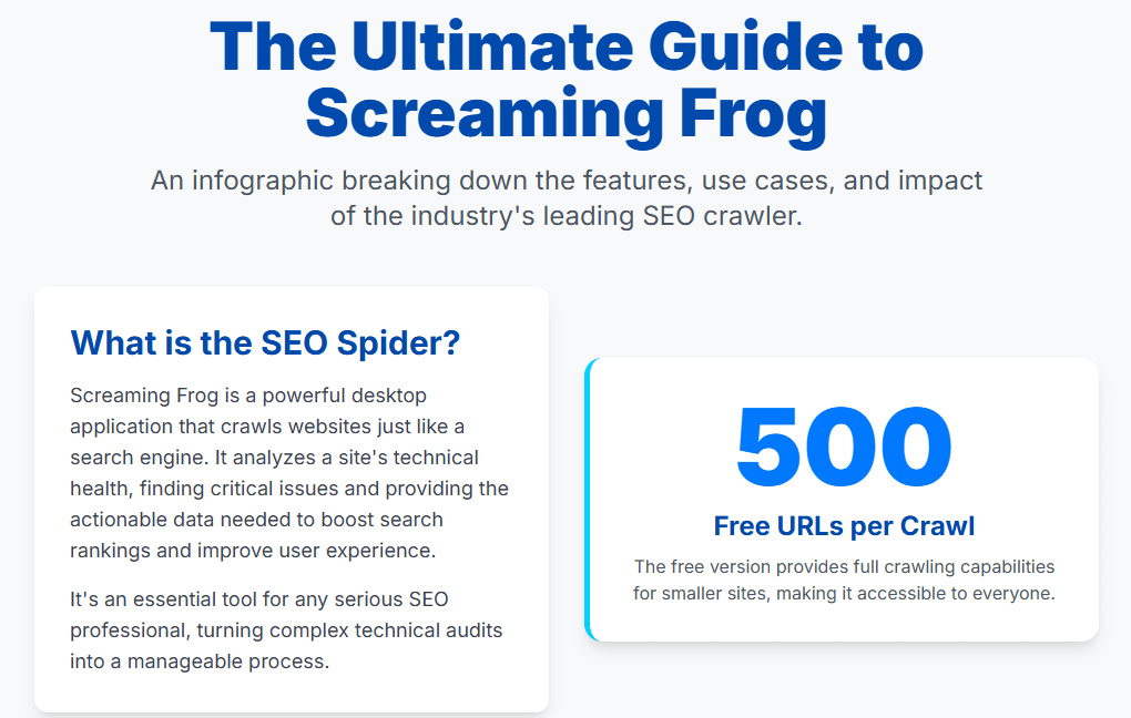Guide to screaming frog